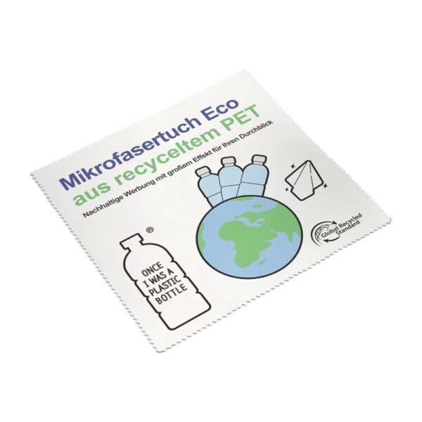 Brillenputztuch rPET – Mikrofasertuch in verschiedenen Größen