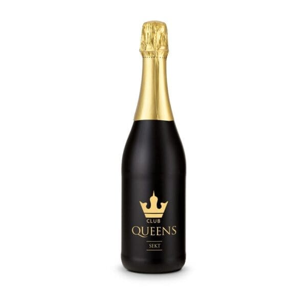 Sekt Cuvée – Flasche schwarz, 0,75 l