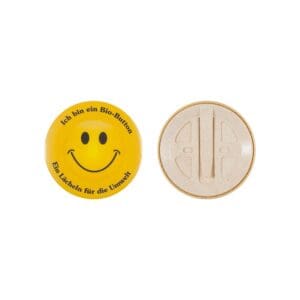 Bio-Button 56mm mit Clip