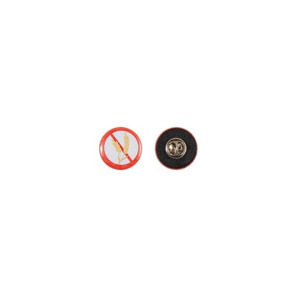 Pin Metallbutton 25mm mit und Clutch