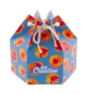 CreaBox HexaCord M - Sechseckige Geschenkbox