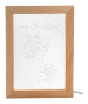 LED-Trophäe Woodiframe