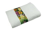 Badetuch Sophie Muval mit Sublimation Bordüre, 140x70 cm, 400 gr/m²