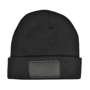 Strickmütze Promo mit Label